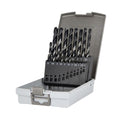 Set di 19 Punte Rettificate HSS-G per Ferro Ø 1÷10 x 0,5 mm - KRINO