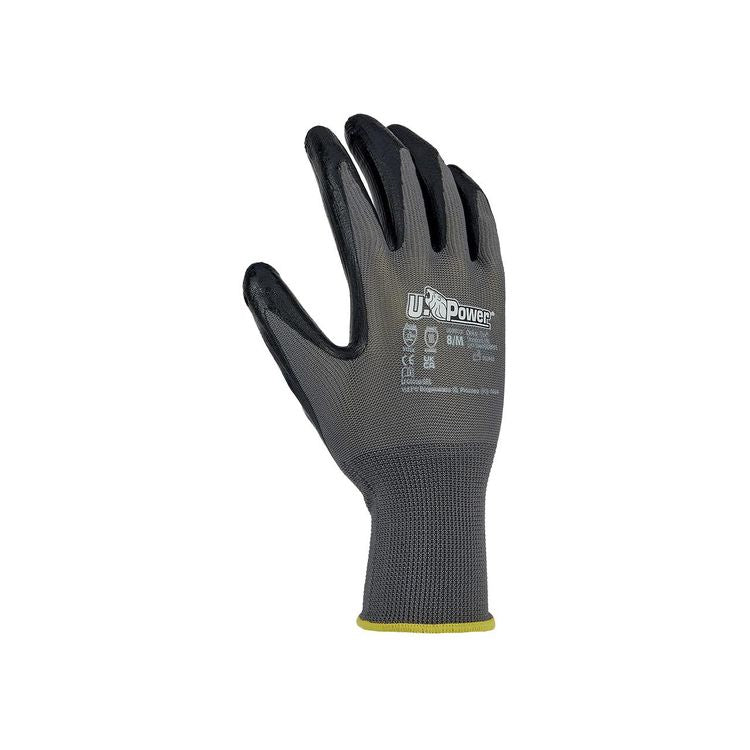 Guanti da Lavoro in Nitrile Valzer confezione 12 pz - U-POWER